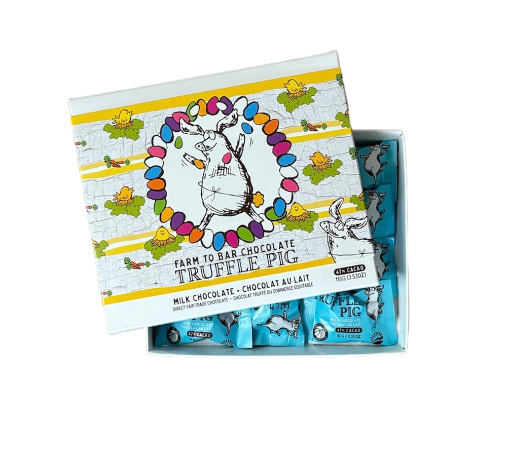 Milk Chocolate Truffle Piglets - Easter Gift Boxes