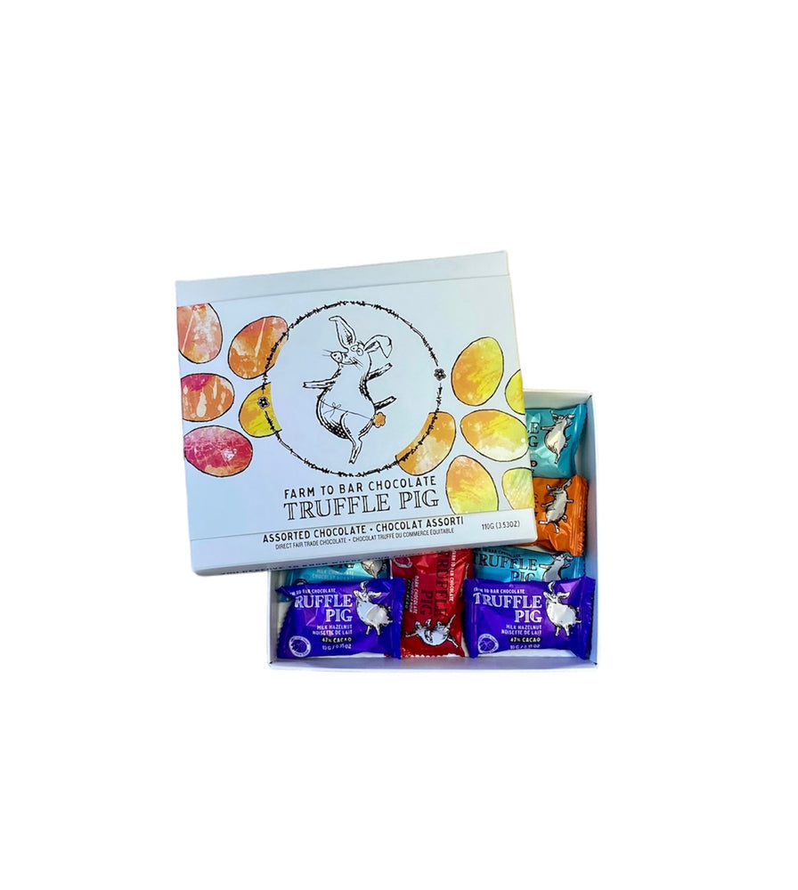Assorted Chocolate Truffle Piglets - Easter Gift Box