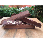 Truffle Pig 70% Cacao Dark Chocolate Bar with Crunchy Almonds and Sea Salt
