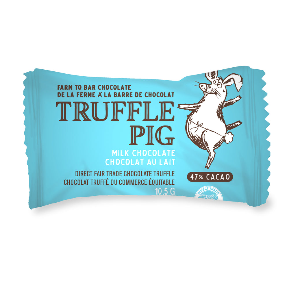 Milk Chocolate Truffle Piglets - Floral Gift Box