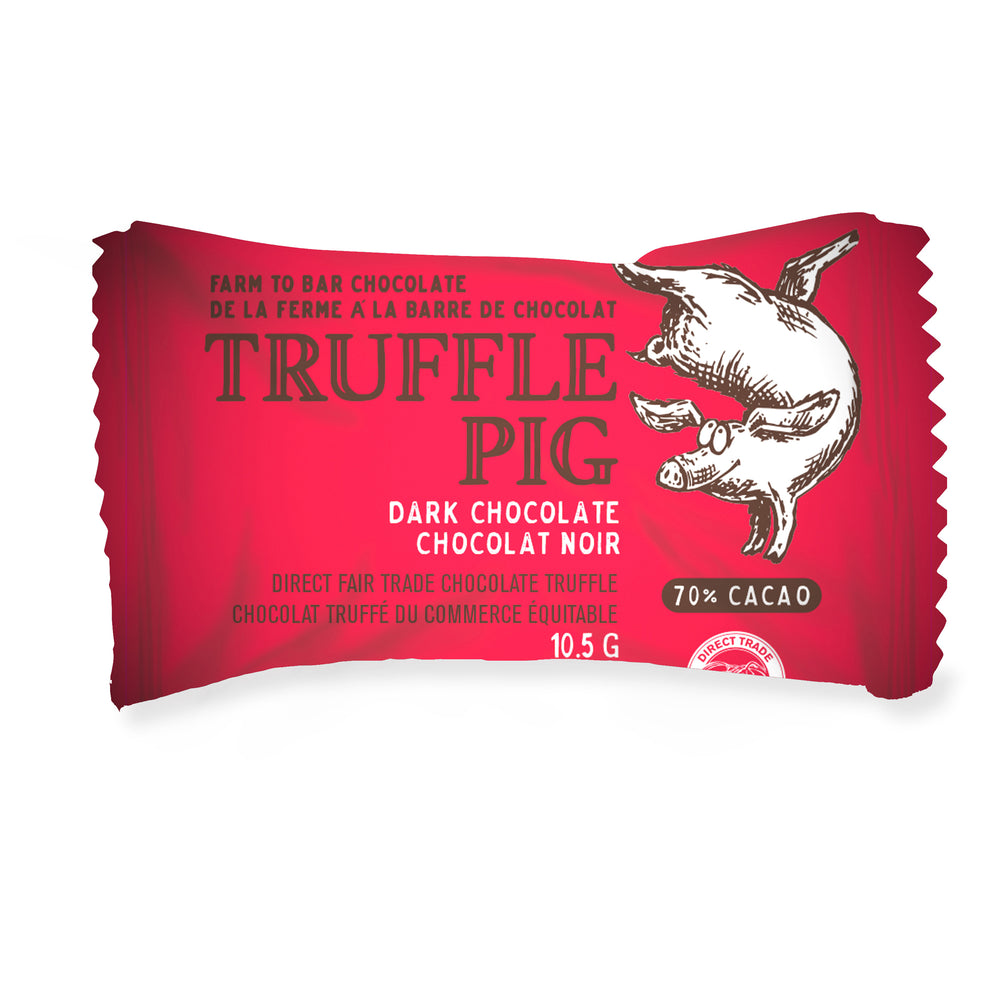 Dark Chocolate Truffle Piglets